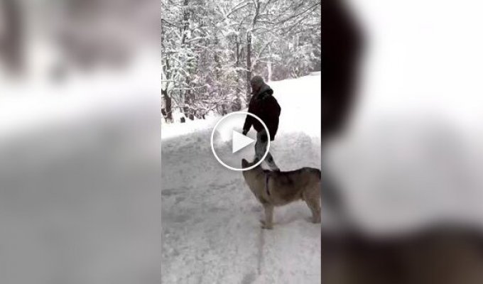 Любитель зимы вспомнил детство