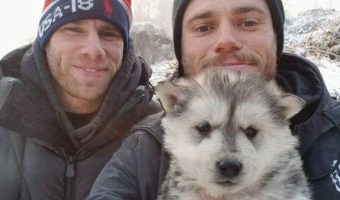 Without a medal, but with a dog: the adventures of Gus Kenworthy in Pyeongchang (6 photos)