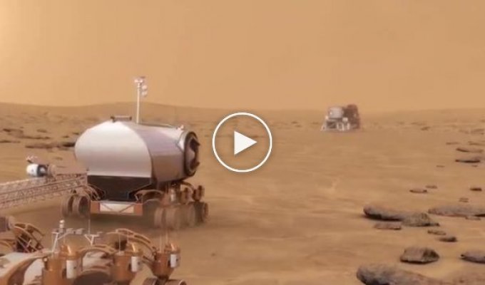 Nasa оппубликовало видео с экскурсионным  туром посвященный строительству первой колонии на Марсе