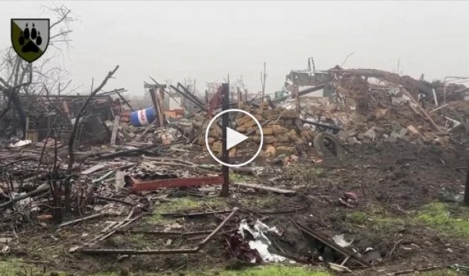 The deserted village of Rabotino: eerie footage of houses destroyed by the invaders in Zaporozhye