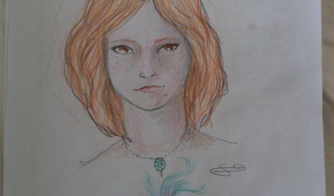 Художник рисует девушку после употребления наркотиков (11 фото)