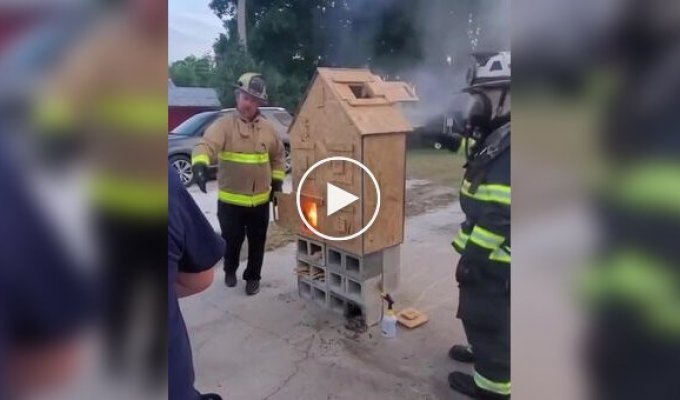 How does backdraft occur in a fire?