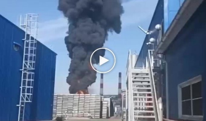 Очередное самовозгорание, на этот раз Московская электростанция