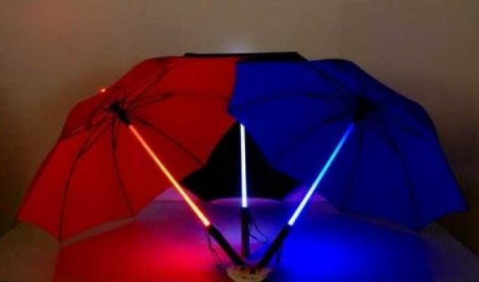 Зонтики для истинных джедаев (12 фото)
