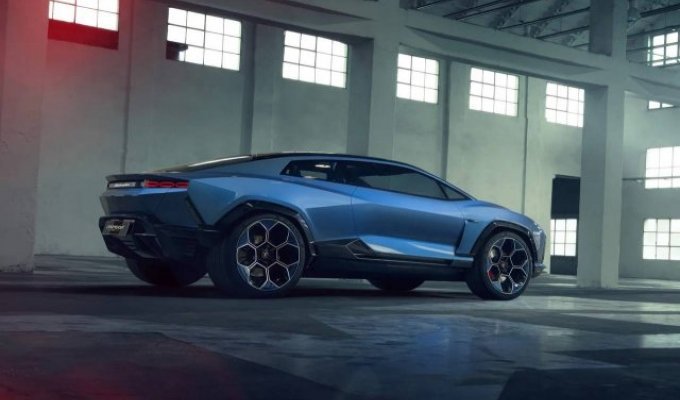 Lamborghini и их концепт электрического кроссовера Lanzador (10 фото)