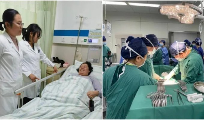 Один шанс на 60 миллионов: 24-летняя китаянка родила сразу пятерых малышей (3 фото)