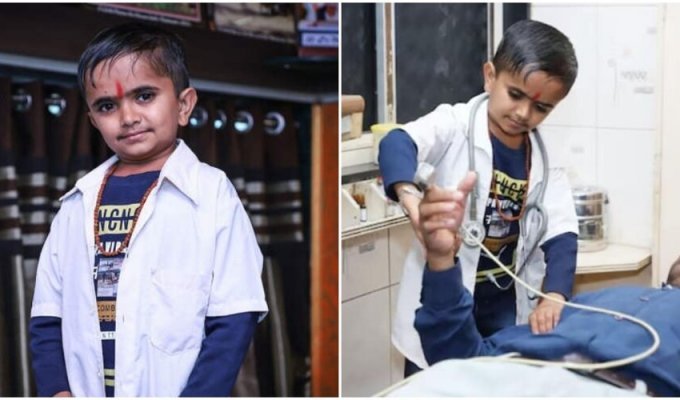 The shortest doctor in the world lives in India (7 photos + 1 video)