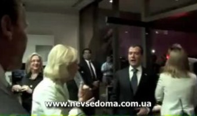 Медведев и Шварц, приятная встреча