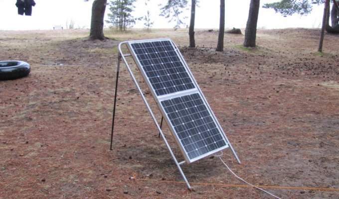 Переносная солнечная электростанция (3 фото)
