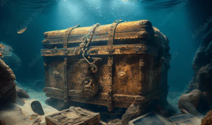 A man found a "treasure" in the sea, lost in a shipwreck 27 years ago (5 photos)