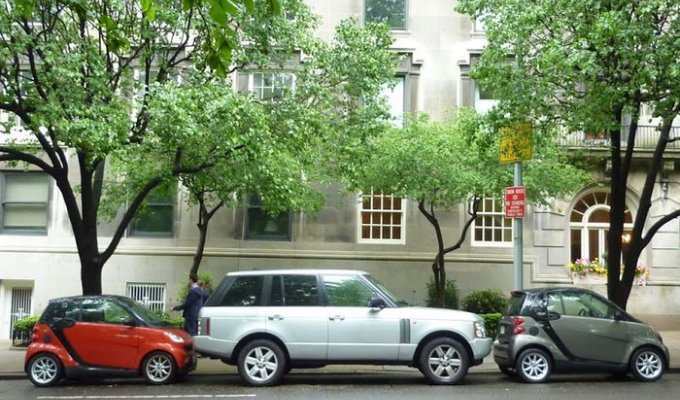 Парковка в нью-йоркском стиле (14 фото + 3 видео)