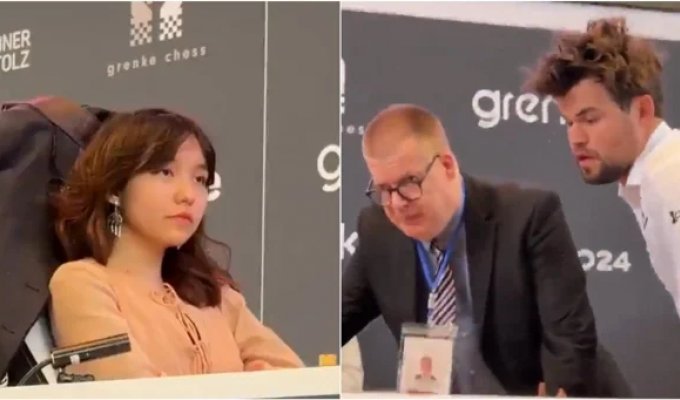 Главный шахматист мира превратил селфи в повод для скандала (2 фото + 1 видео)