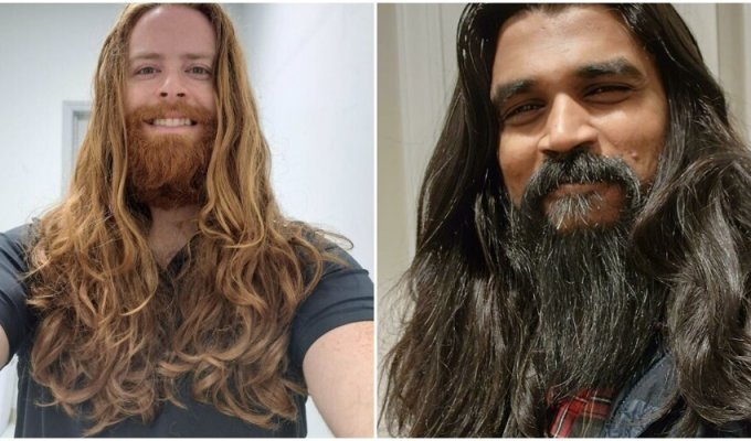 30 proofs that some men suit long hair (31 photos)