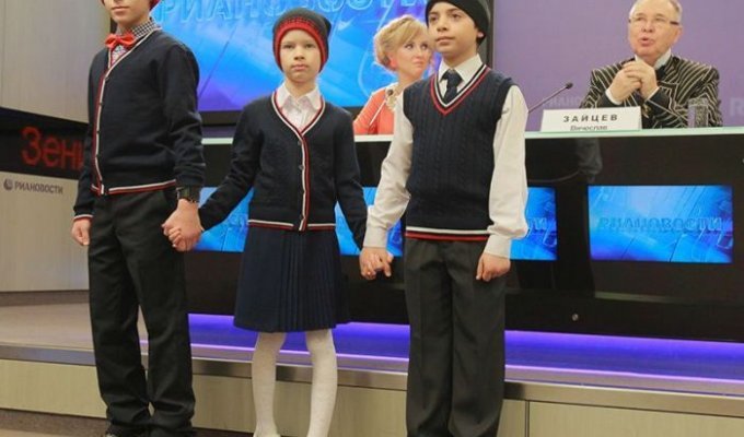 Новая школьная форма от Славы Зайцева (13 фото)