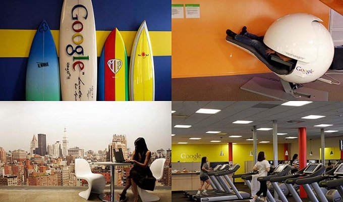 Офис мечты: Работа в компании Google (17 фото)