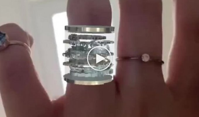 Beauty ring with augmented reality