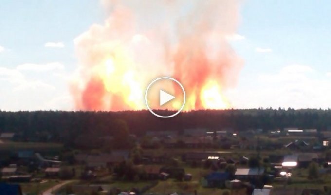 Взрыв на газопроводе в Пермском крае   
