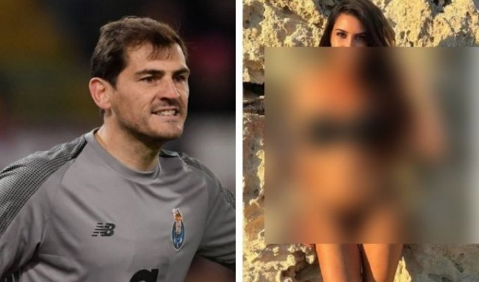 Football player Iker Casillas meets with a young nurse (26 photos)