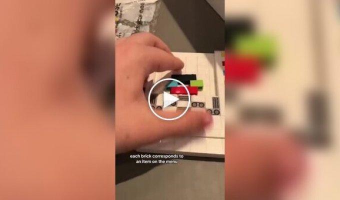 Датский ресторан, в котором можно сделать заказ фигуркой из LEGO