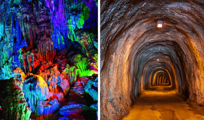 25 самых удивительных пещер и подземных сооружений в мире (26 фото)
