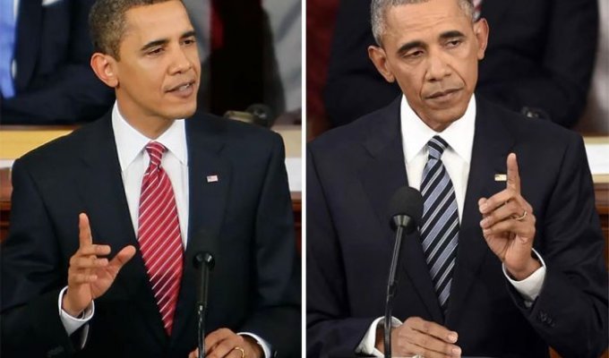 Как изменились президенты США за годы своего правления (10 фото)