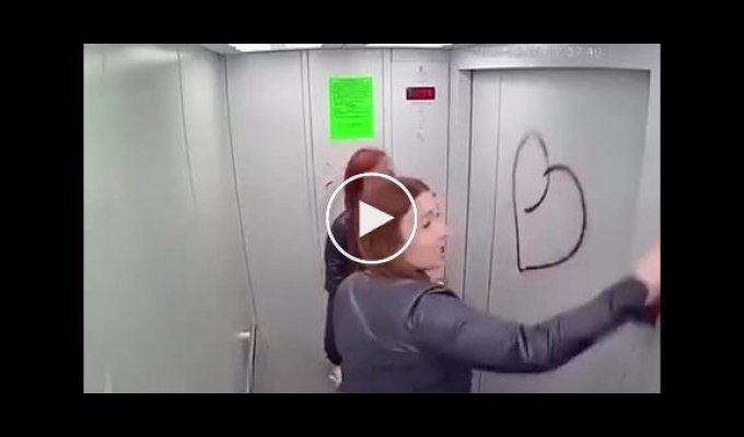 Наказание для девушек, разрисовавших лифт