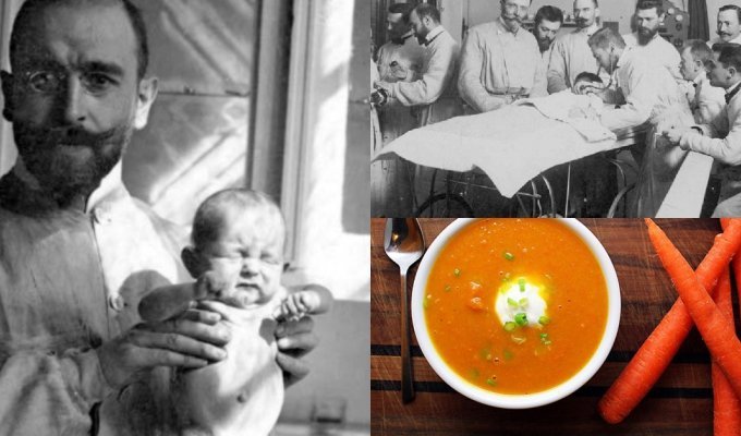 Dr. Moreau's secret: how a simple carrot soup saved children dying from diarrhea (5 photos)