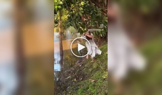 Даже неожиданное купание не смогло испортить ей этот день