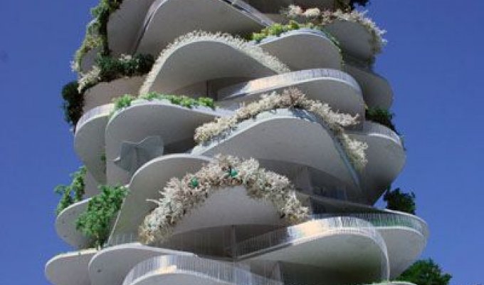 Красивый проект 30-этажного дома (4 фото)