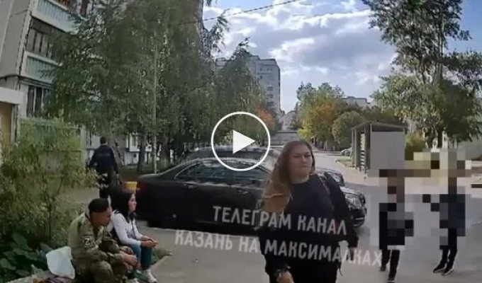 В Казани военный, вернувшийся с войны в Украине, взорвал во дворе светошумовую гранату, чтобы развлечь детей