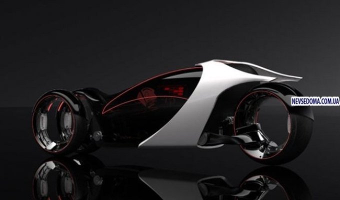 Мотоцикл будущего Hyundai Cocoon (7 фото + видео)