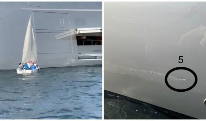 Любопытные испанцы повредили яхту российского миллиардера (5 фото + 1 видео)