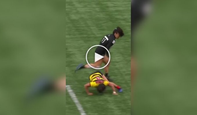 Portia Woodman is the most powerful female rugby player to date