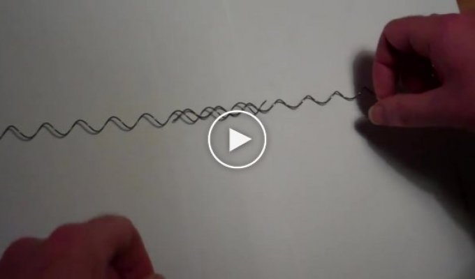Спіраль Мефісто. Незвичайна ілюзія за допомогою двох металевих предметів