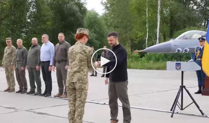 F-16 в Украине, - Зеленский показал первые полученные западные истребители