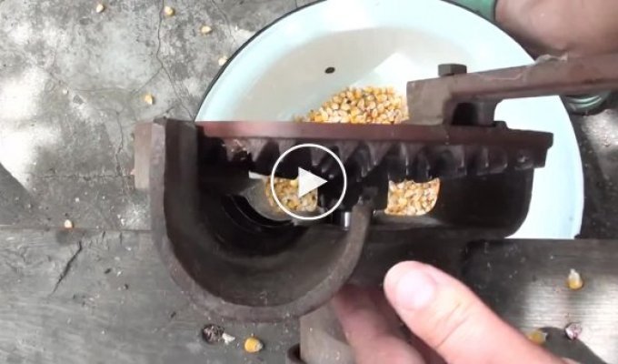 Ручное устройство для чистки кукурузы