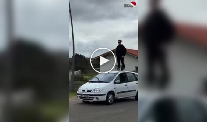 Car acrobat and magician