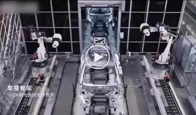 Xiaomi megafactory assembles one SU7 car in 76 seconds