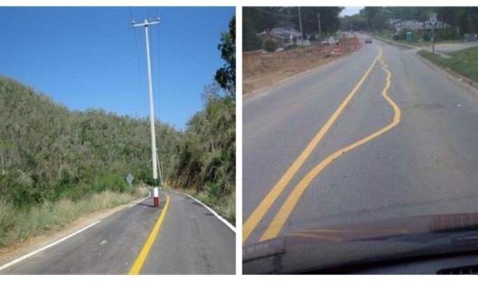 18 road blunders that defy explanation (19 photos)