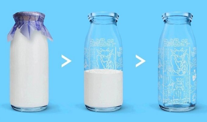 In Japan they figured out how to force schoolchildren to finish milk (4 photos + 1 video)