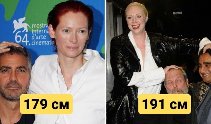 12 famous women who are famous not only for their great talent, but also for their height (13 photos)