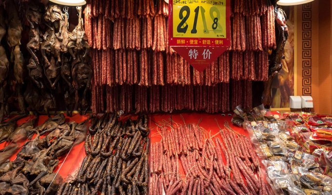 Чем питаются обычные китайцы или экскурсия по обычному супермаркету в Поднебесной (31 фото)