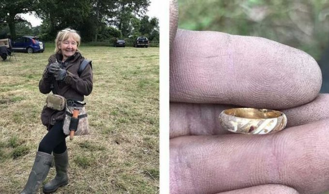 Пенсионерка нашла кольцо, которое, вполне возможно, принадлежало великому Шекспиру (4 фото)