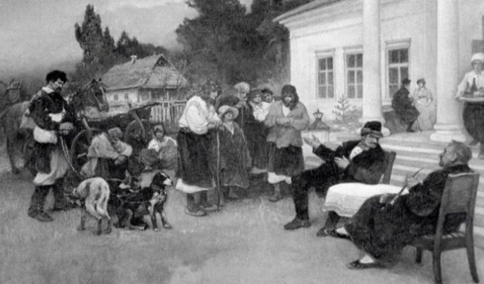 Продажа крепостных крестьян через объявление. 1800 год (2 фото)