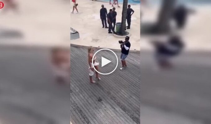 Уличная фотосессия закончилась испорченным завтраком