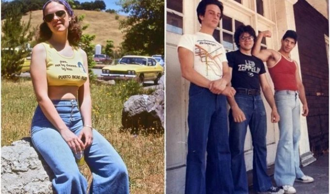 Flare-Bottoms: The Hottest Fashion of the 70s and the Symbol of the Decade (27 photos)