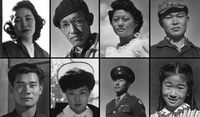 Вторая мировая война: Интернирование японцев в США (Часть 10) (45 фото)