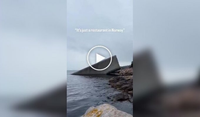 Ужин на глубине: на видео попал самый большой подводный ресторан в Норвегии
