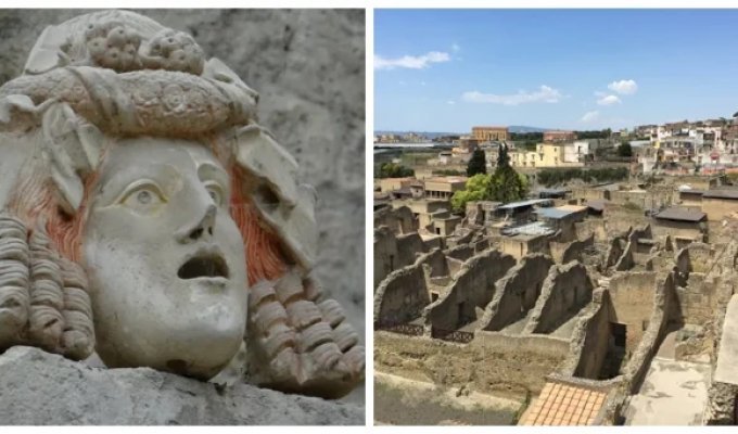 Геркуланум: помпезный сосед Помпей (14 фото + 1 видео)