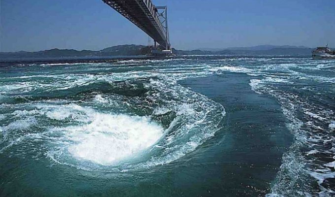 Сильнейшие водовороты в мире (10 фото)